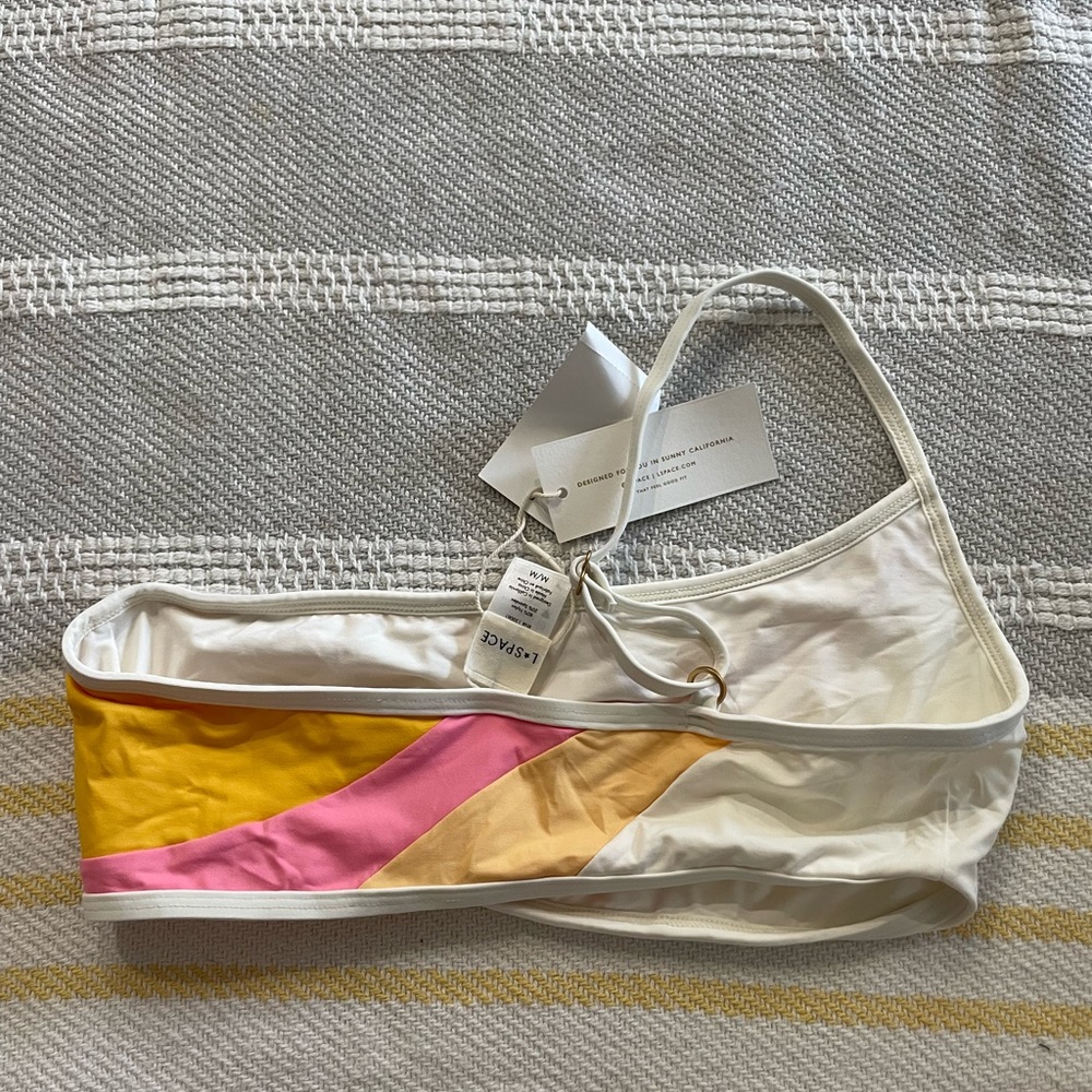 NWT L*Space Daybreak Top Size Medium Color Sunshine/Guava. Never Worn.